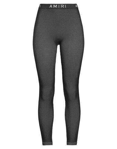 Amiri Woman Leggings Black Polypropylene, Polyamide, Elastane Cover