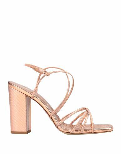 Giampaolo Viozzi Woman Sandals Salmon pink Goat skin Cover