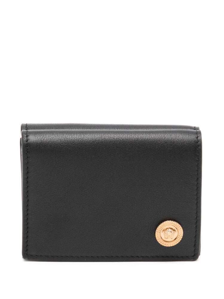 Versace Medusa Biggie trifold leather wallet - Black Cover