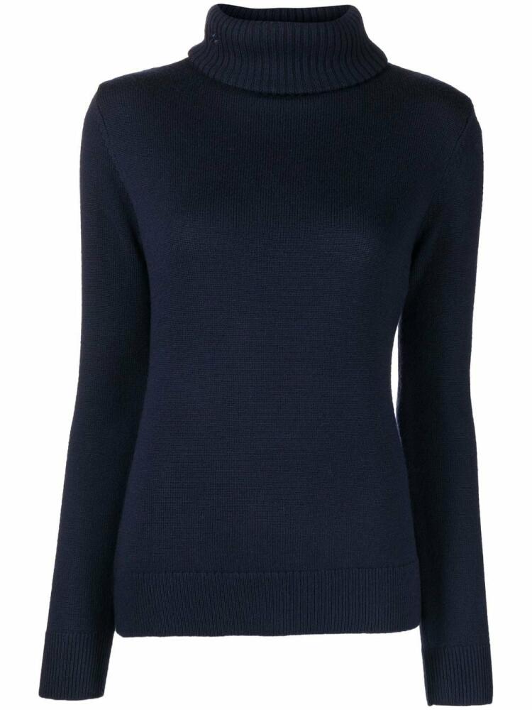 Perfect Moment roll-neck merino-wool jumper - Blue Cover