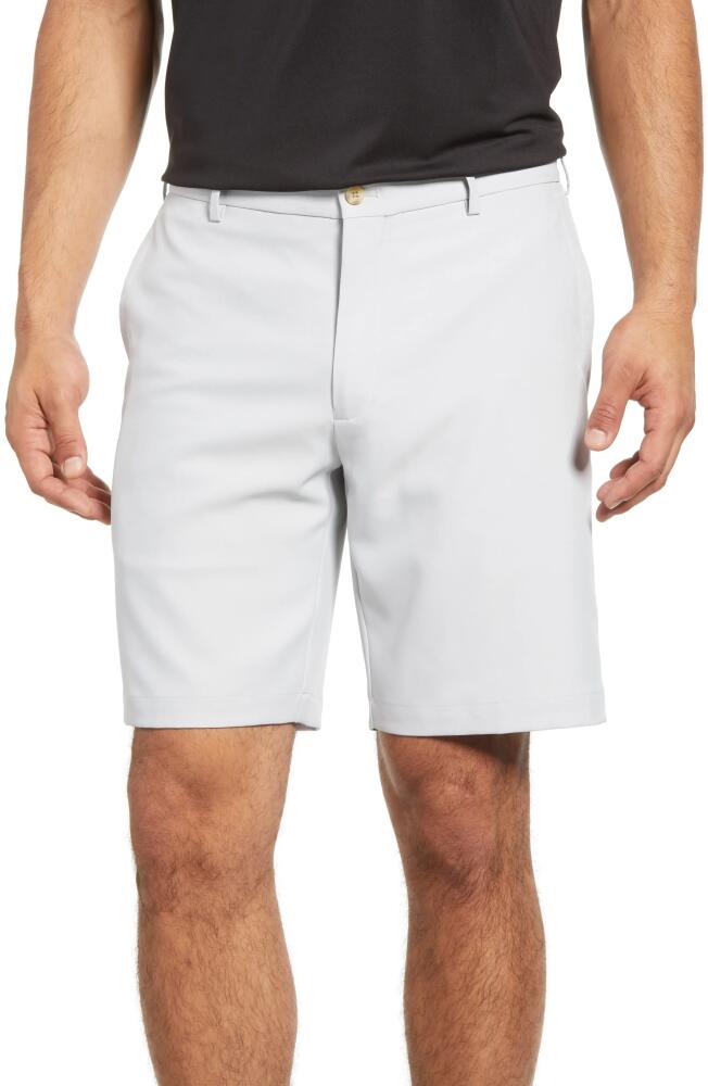 Peter Millar Salem High Drape Performance Shorts in British Grey Cover