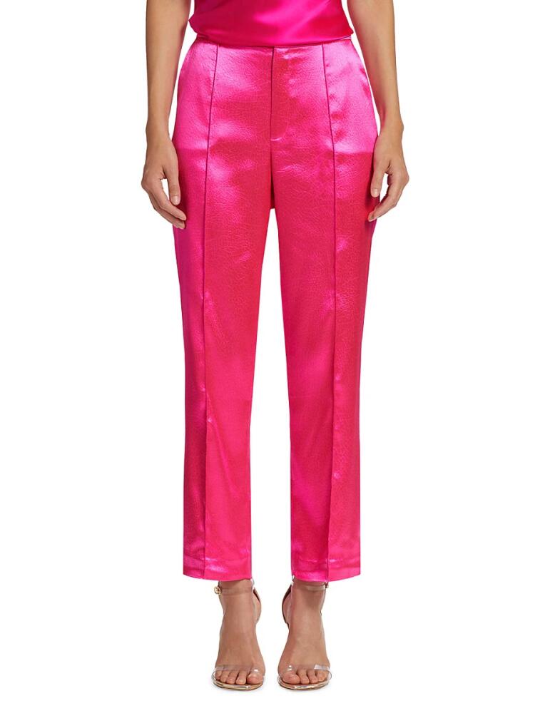 Cinq à Sept Women's Karis Satin Pants - Ultra Pink Cover