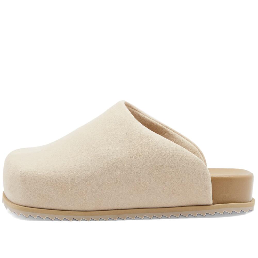 Yume Yume Women's Suede Truck Slide in Beige Mix Cover