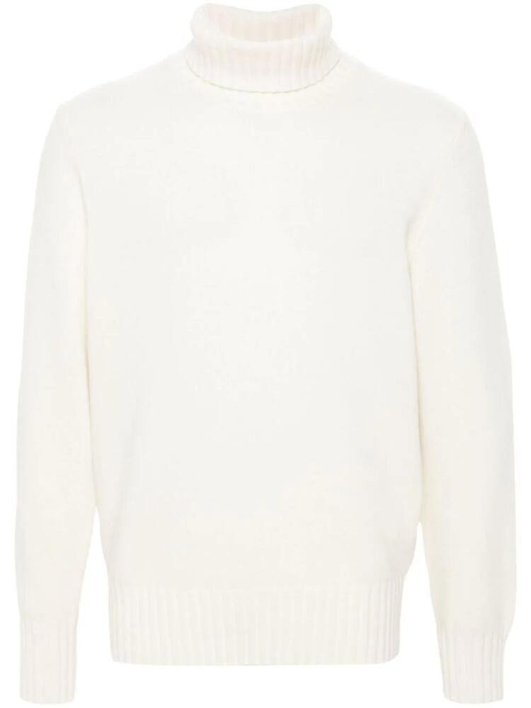 Doppiaa roll-neck sweater - Neutrals Cover