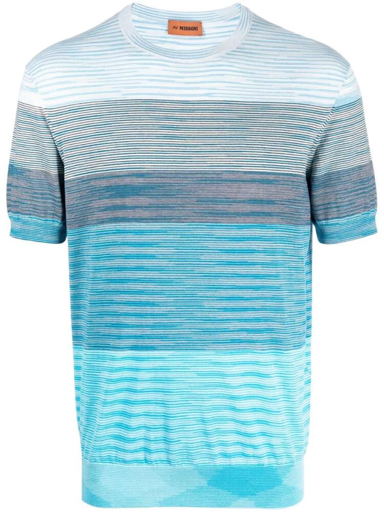 Missoni striped cotton T-shirt - White Cover