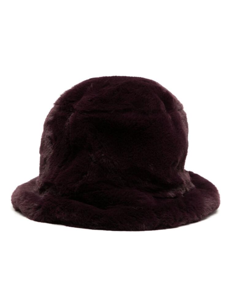 Jakke Faux-fur bucket hat - Purple Cover