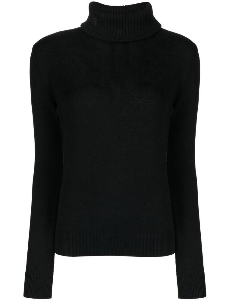 Perfect Moment roll-neck merino-wool jumper - Black Cover