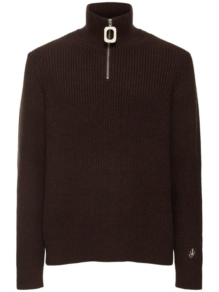 JW ANDERSON Jwa Cotton Blend Half Zip Sweater Cover