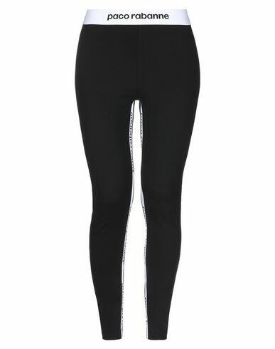 Rabanne Woman Leggings Black Viscose, Polyamide, Elastane Cover