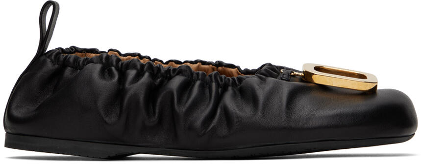 JW Anderson Black Buckle Ballerina Flats Cover