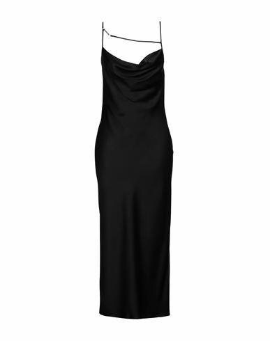 Anna Molinari Woman Midi dress Black Acetate, Viscose Cover