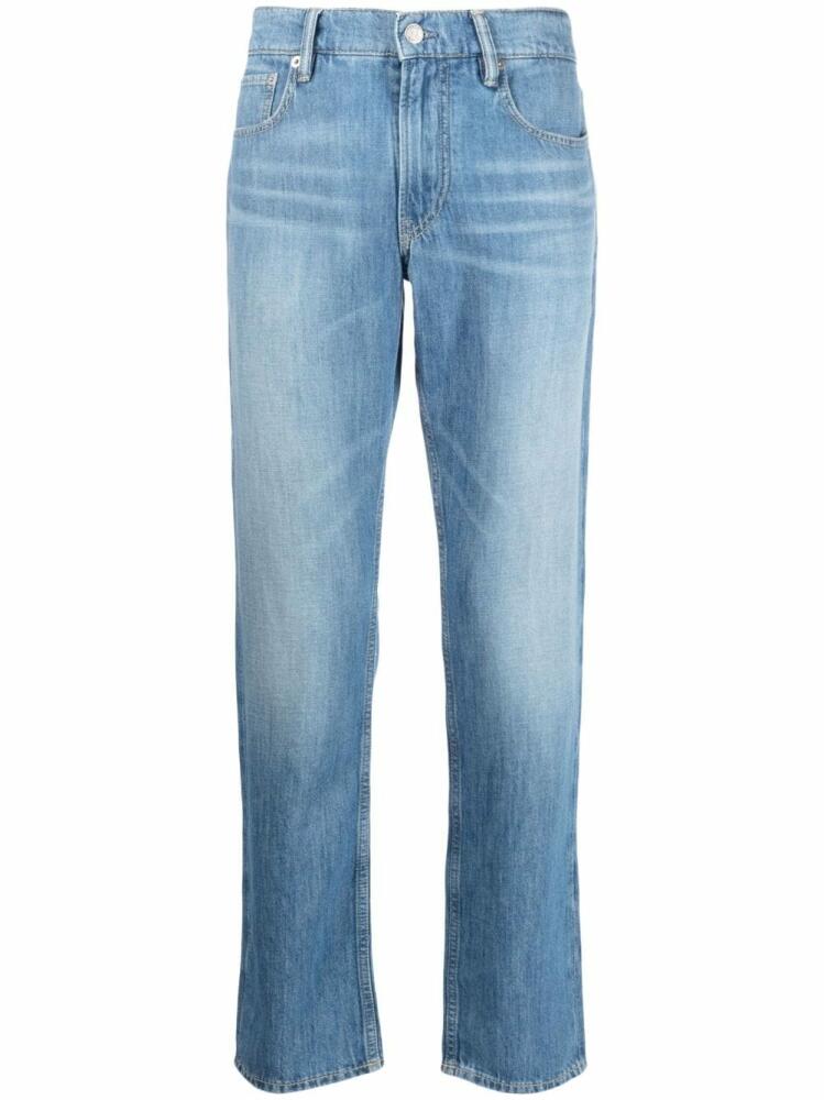 Ralph Lauren Purple Label stonewashed straight-leg jeans - Blue Cover