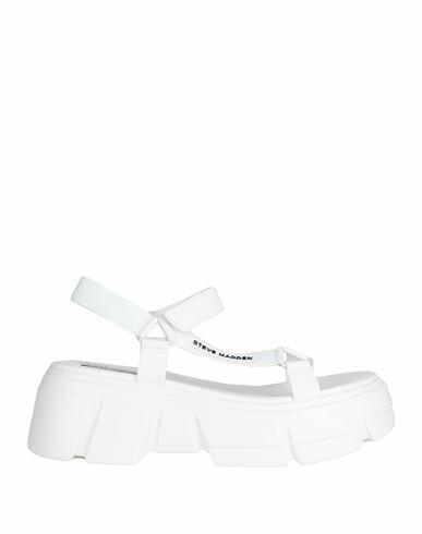 Steve Madden Woman Sandals White Rubber Cover