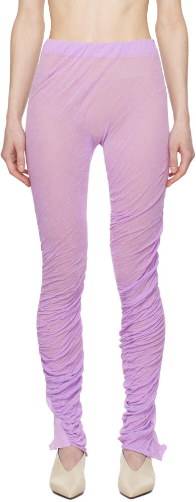 ISSEY MIYAKE Purple Ambiguous Leggings Cover