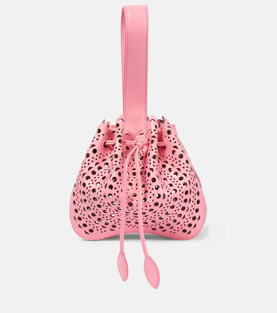 Alaïa Rose Marie leather bucket bag Cover