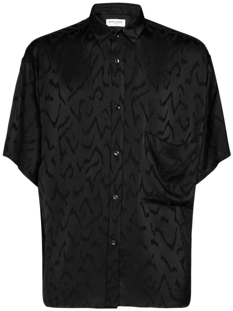 SAINT LAURENT Silk Overshirt Cover