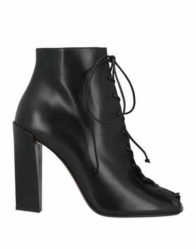 Victoria Beckham Woman Ankle boots Black Soft Leather Cover