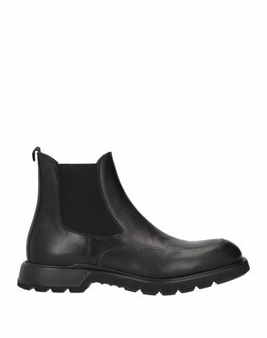 Giovanni Conti Man Ankle boots Black Soft Leather Cover