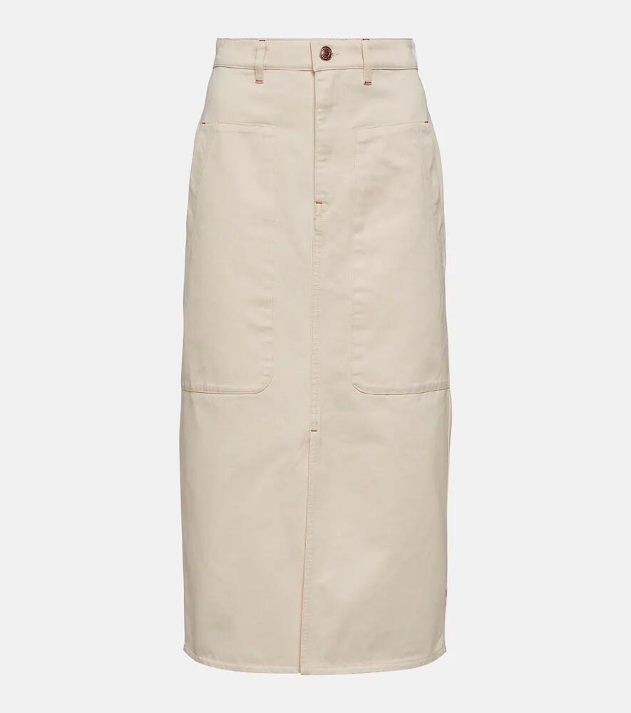 Marant Etoile Flozia cotton midi skirt Cover