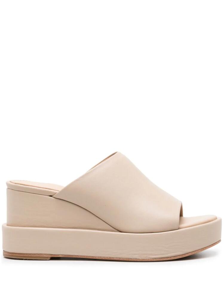 Paloma Barceló Marit 85mm leather mules - Neutrals Cover