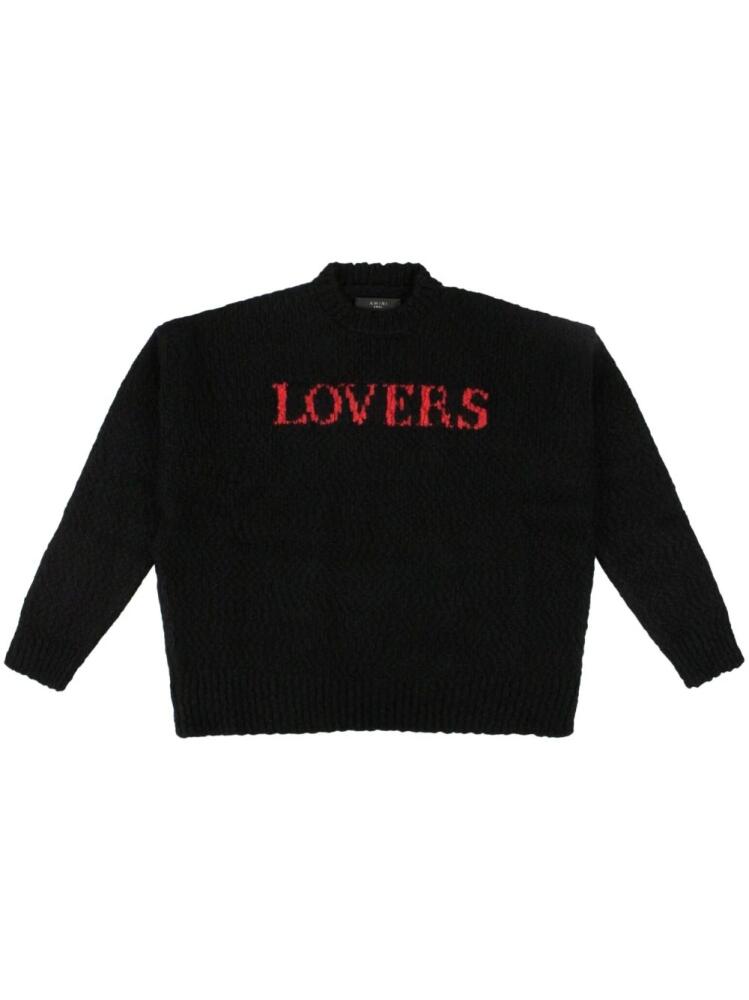 AMIRI Lovers wool jumper - Black Cover