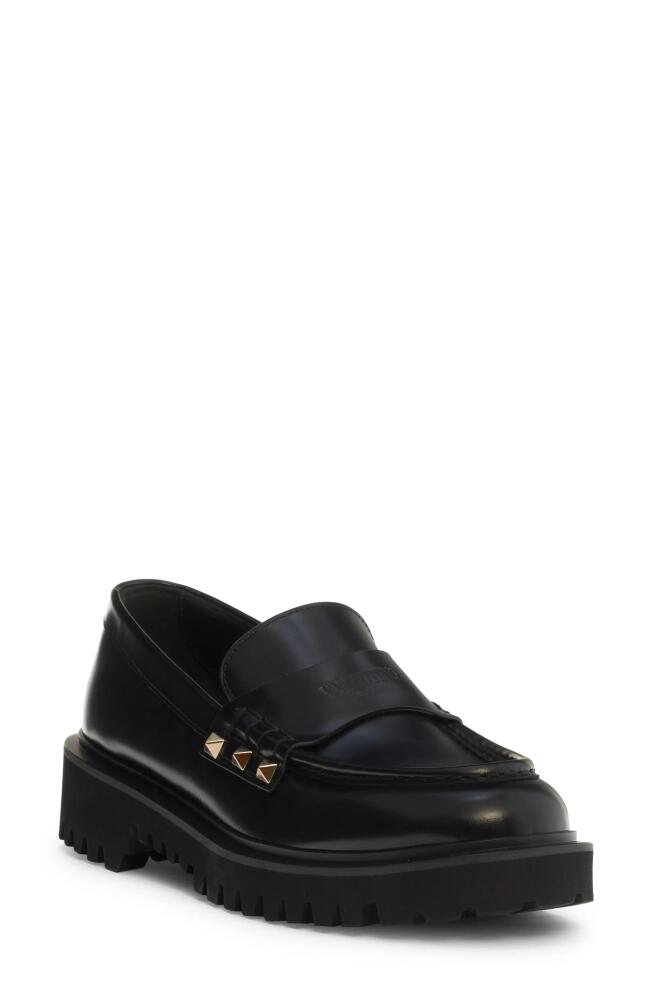 Valentino Garavani Rockstud Lug Sole Loafer in 0No Nero Cover