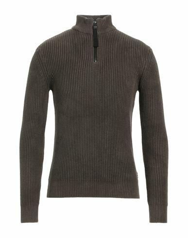 Replay Man Turtleneck Khaki Cotton Cover