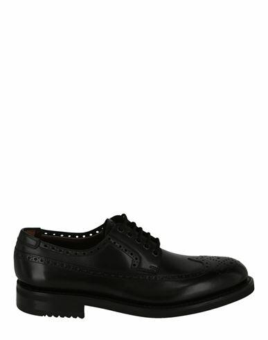 Ferragamo Marcus Brogues Man Lace-up shoes Black Calfskin Cover