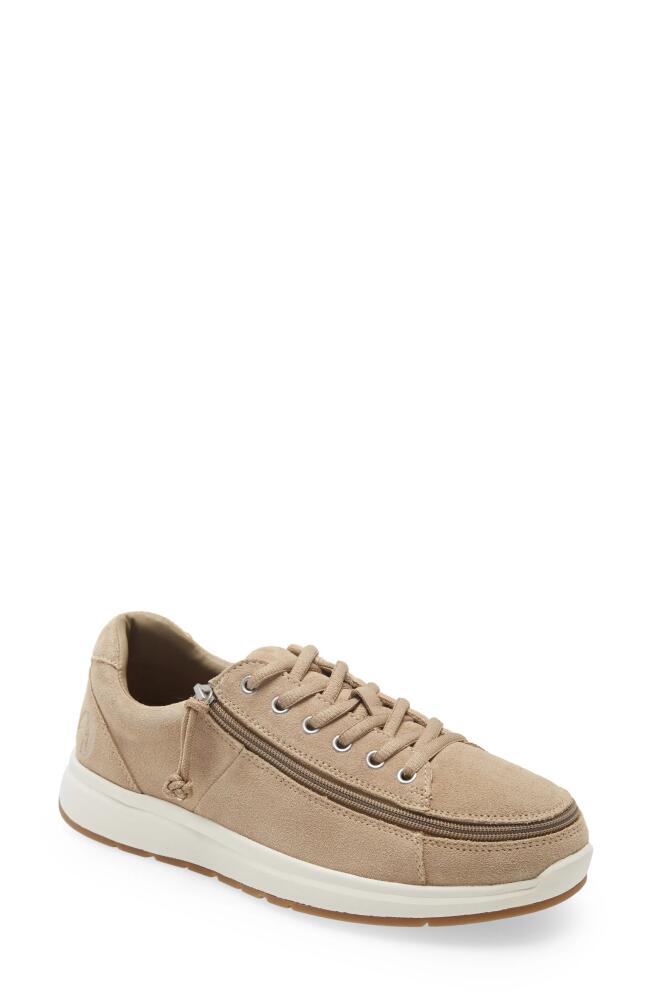 BILLY Footwear Comfort Lo Zip Around Sneaker in Tan/White Cover