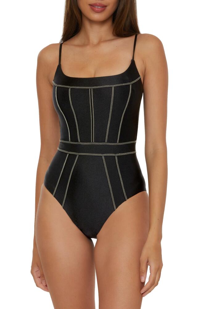 Becca Color Sheen One-Piece Swimsuit in Black Cover