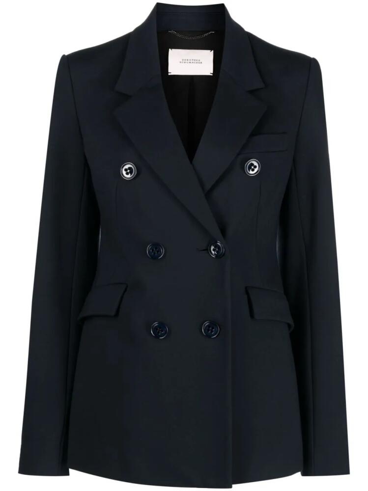 Dorothee Schumacher double-breasted blazer - Blue Cover