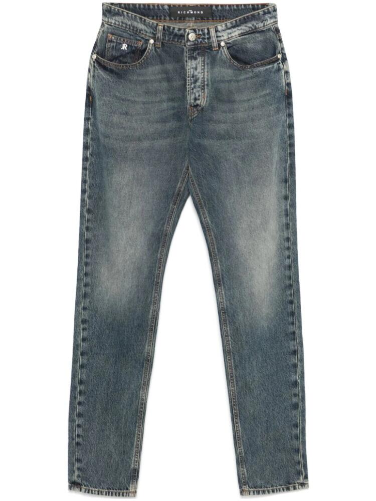 John Richmond logo-print jeans - Blue Cover