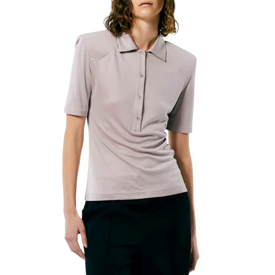 Tibi Wheat Lean Polo Shirt Cover