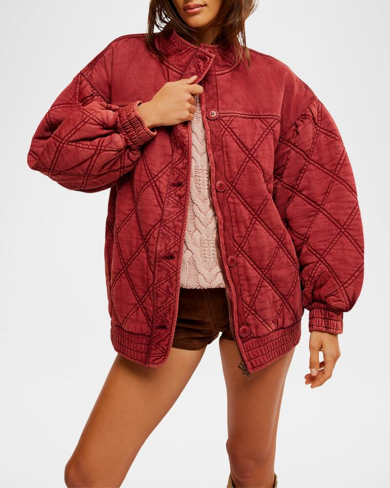 Free People Juno Quilted Jacket Cover