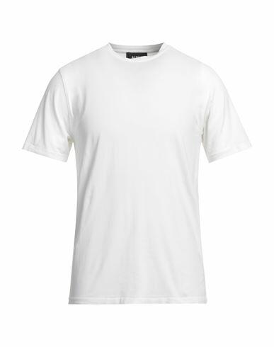 Alpha Studio Man T-shirt White Cotton, Elastane Cover