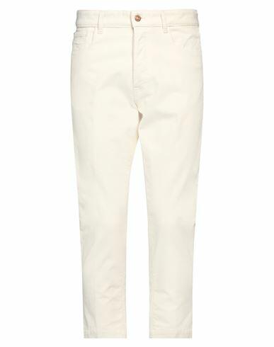 Officina 36 Man Pants Ivory Cotton, Elastane Cover