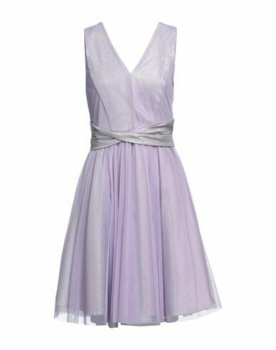 Rinascimento Woman Mini dress Lilac Polyester Cover