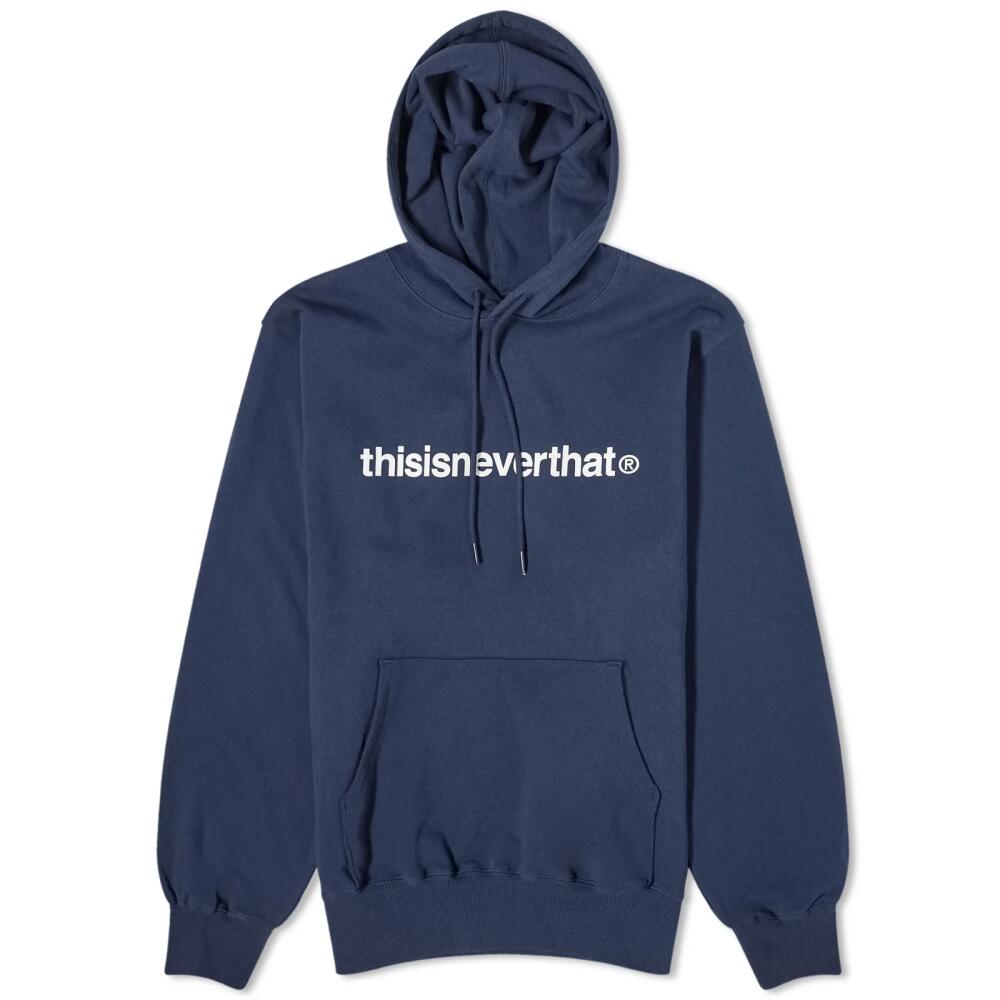 thisisneverthat Men's T-logo LT Popover Hoodie in Navy Cover