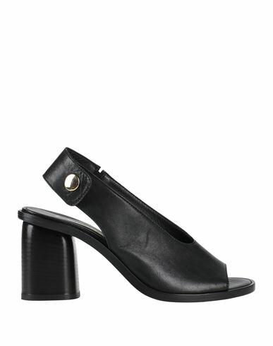 Lemaré Woman Sandals Black Leather Cover