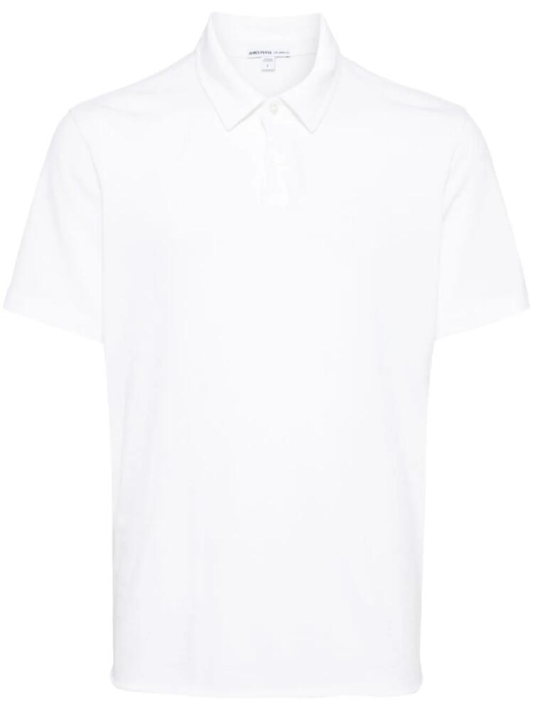 James Perse French Terry polo shirt - White Cover