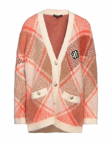 Maje Woman Cardigan Coral Polyamide, Acrylic, Mohair wool, Elastane Cover