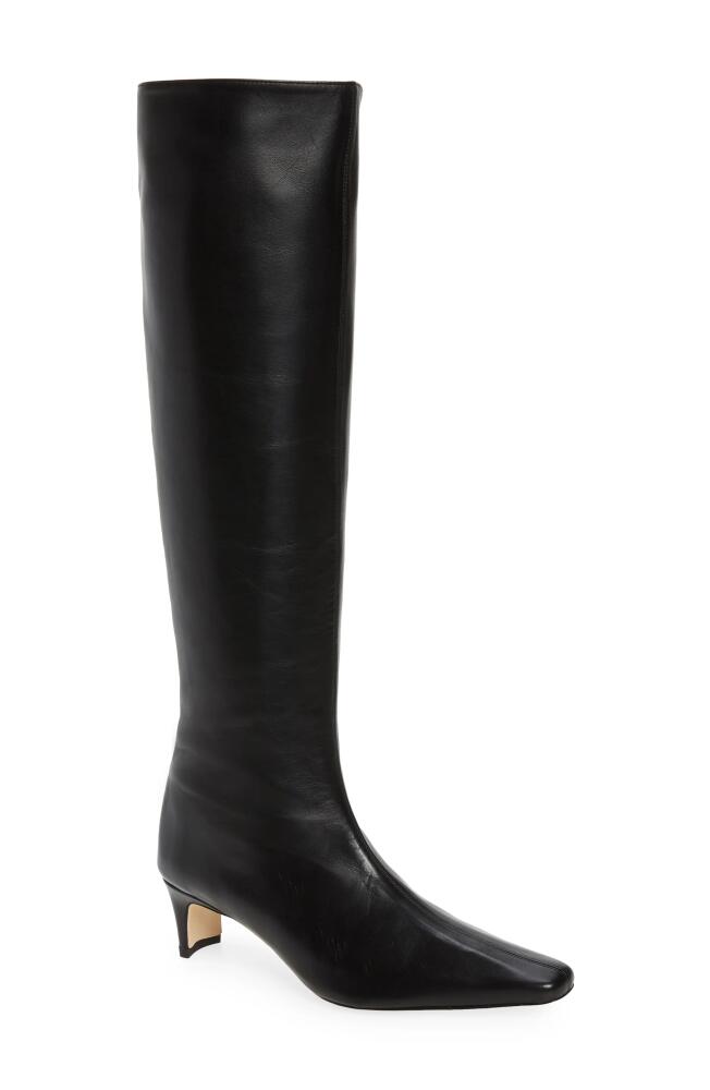 STAUD Wally Knee High Boot in Black Cover