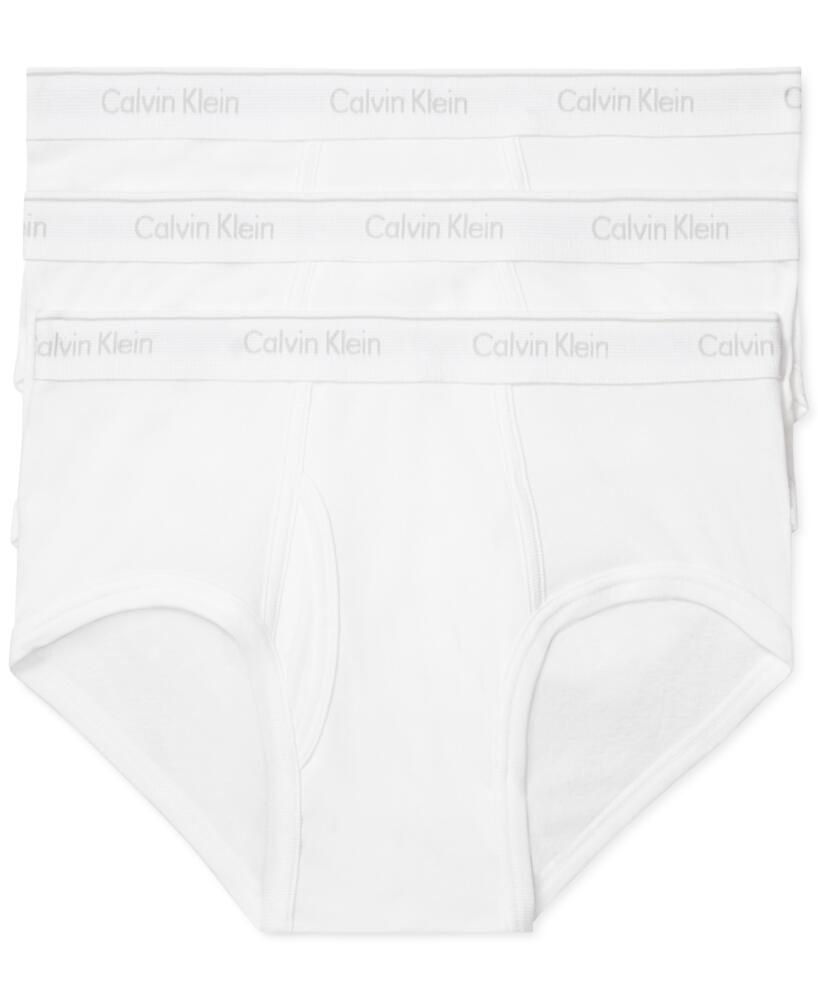 Calvin Klein Men's Cotton Classics Briefs, 3-Pack - White Cover