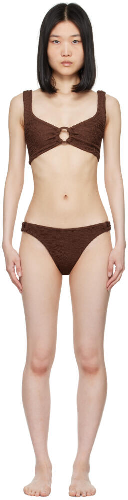 Hunza G Brown Hallie Bikini Cover