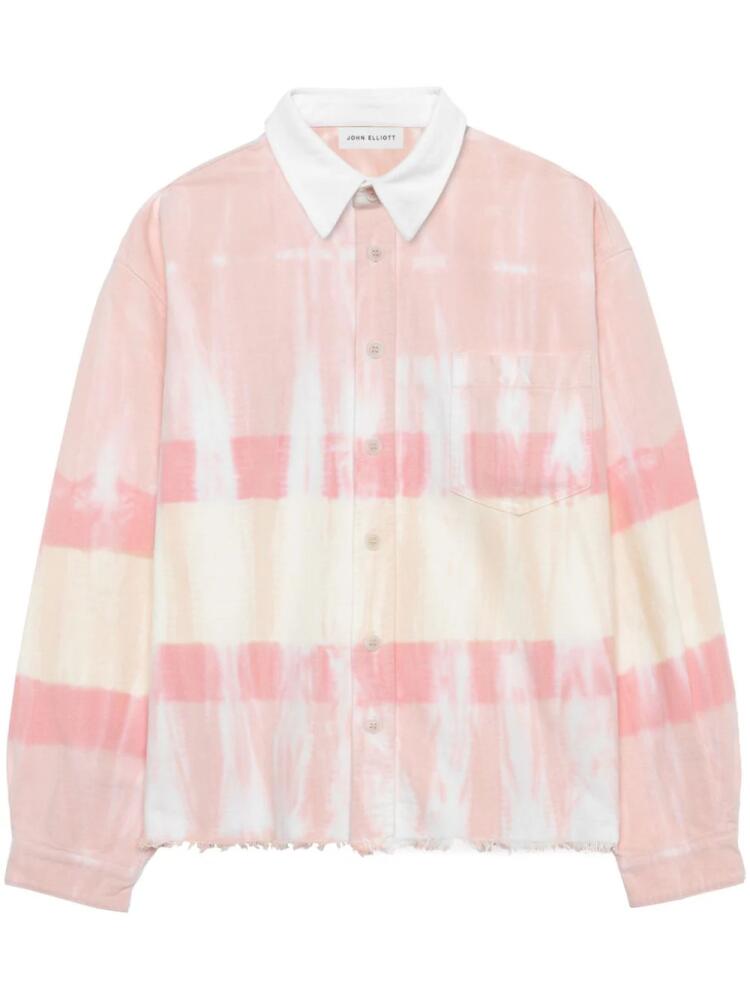 John Elliott Rugby Hemi tie-dye shirt - Pink Cover