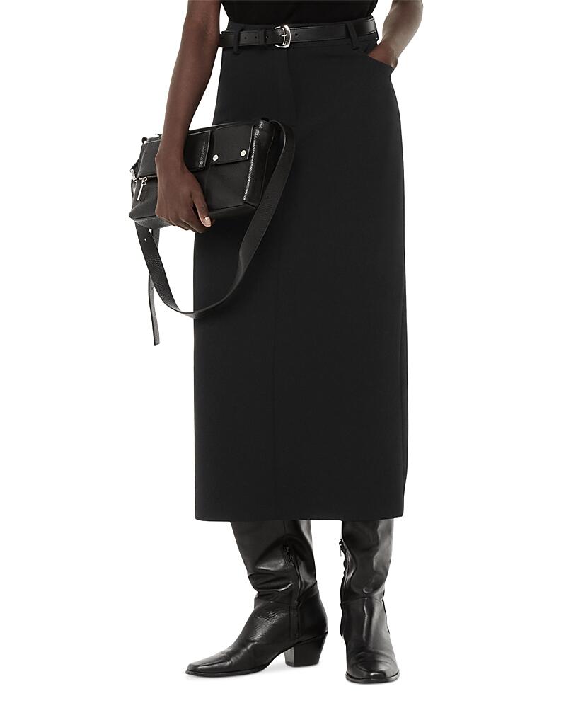 Whistles Abigail Tailored Midi Skirt Cover