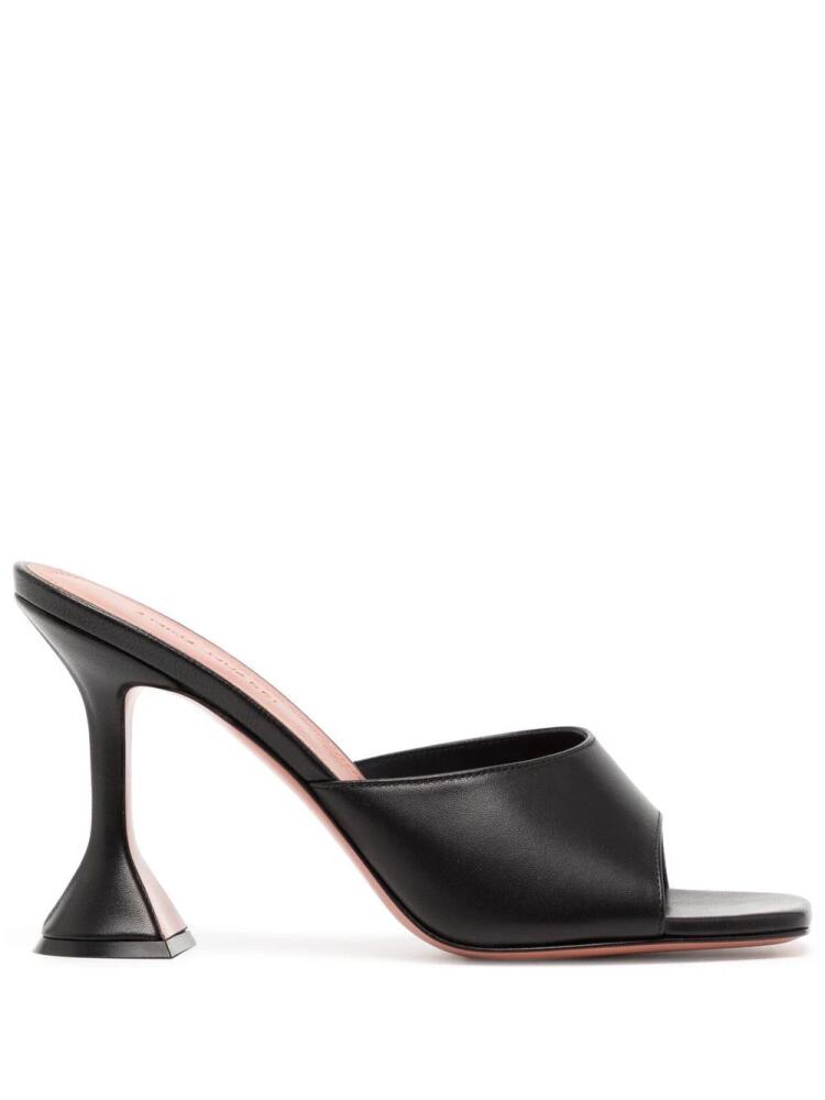 Amina Muaddi Lupita 95mm mules - Black Cover