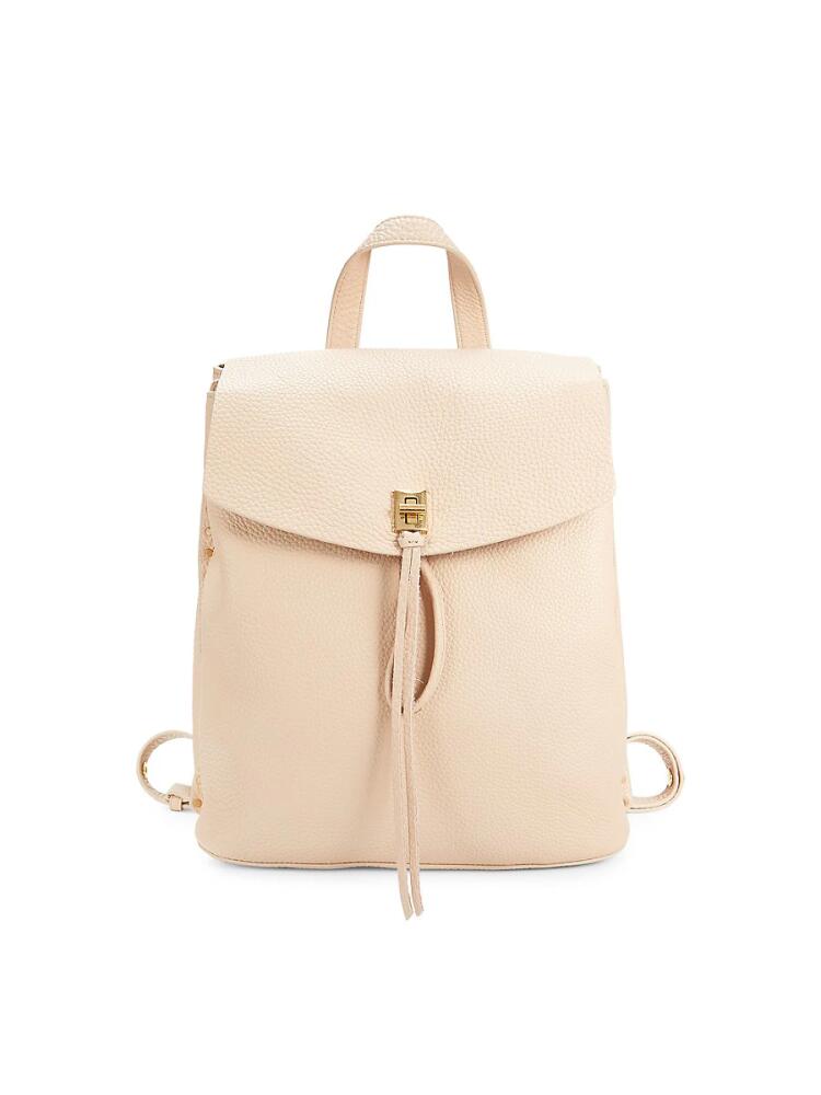 Rebecca Minkoff Women's Darren Leather Backpack - Beige Cover