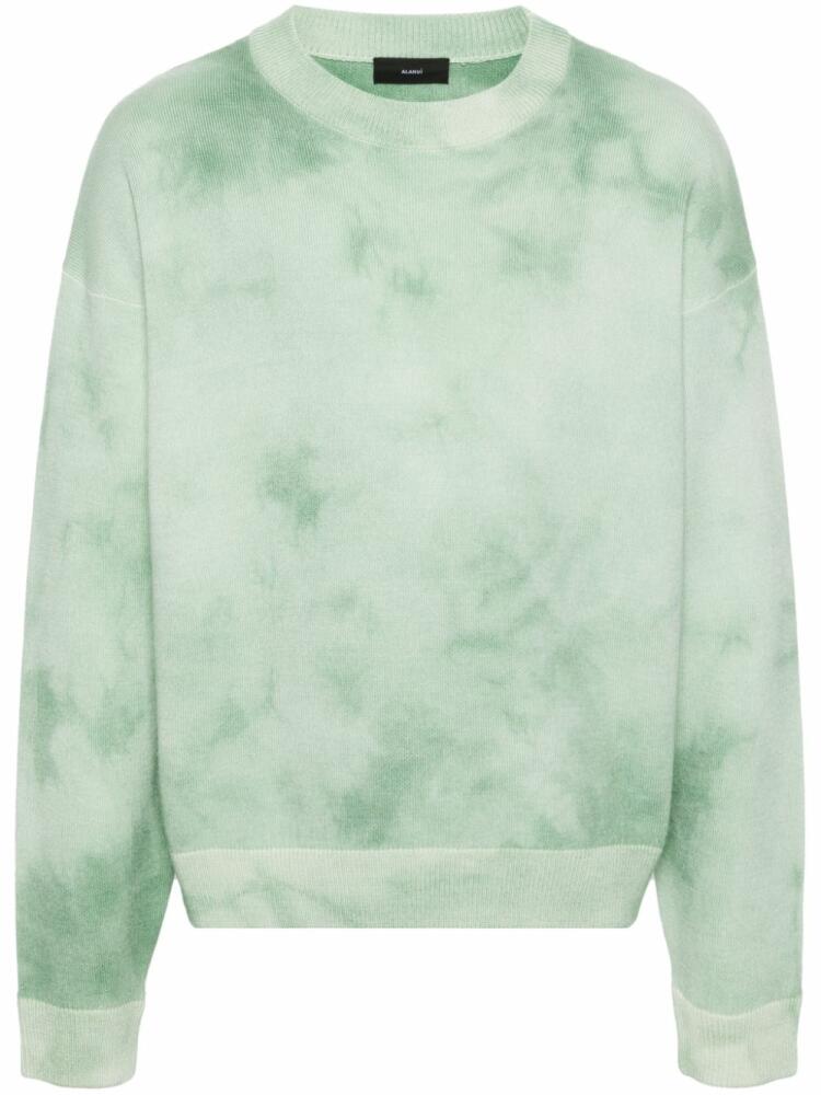 Alanui Magic Journey tie-dye jumper - Green Cover