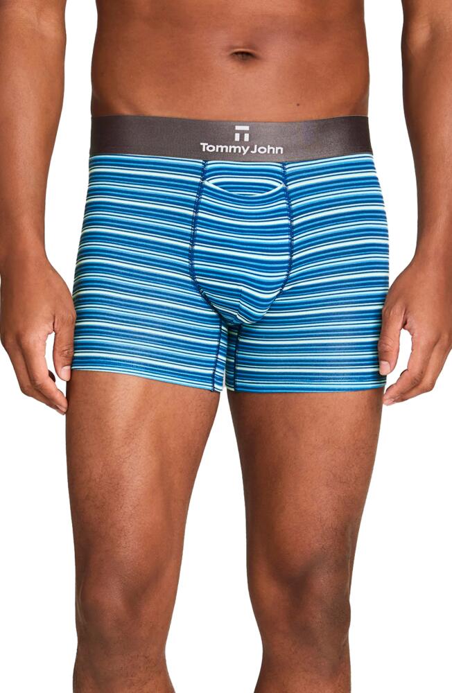 Tommy John Second Skin Boxer Briefs in Estate Blue Chase Stripe Cover